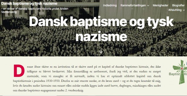 Dansk baptisme og tysk nazisme