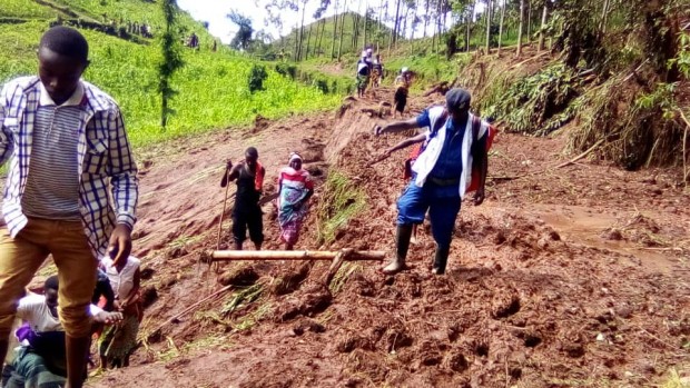 Jordskred i Burundi koster liv