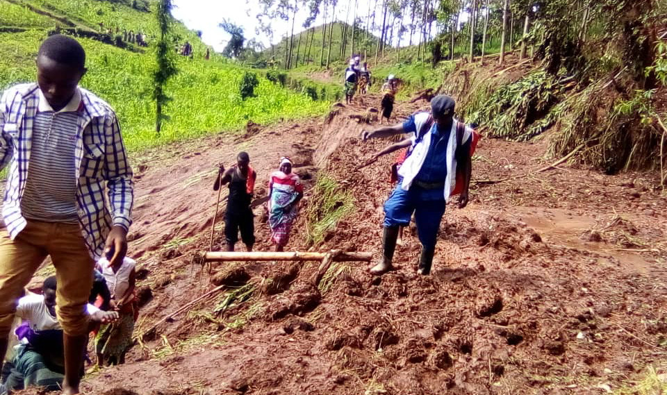 Jordskred i Burundi koster liv