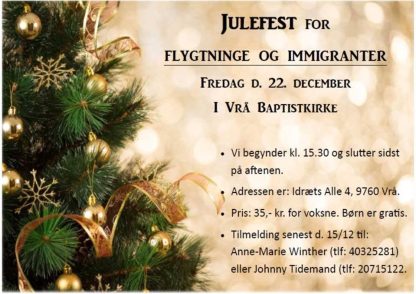 Julefest med gaver i Vrå