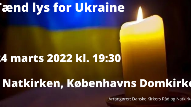 Tænd lys for Ukraine 