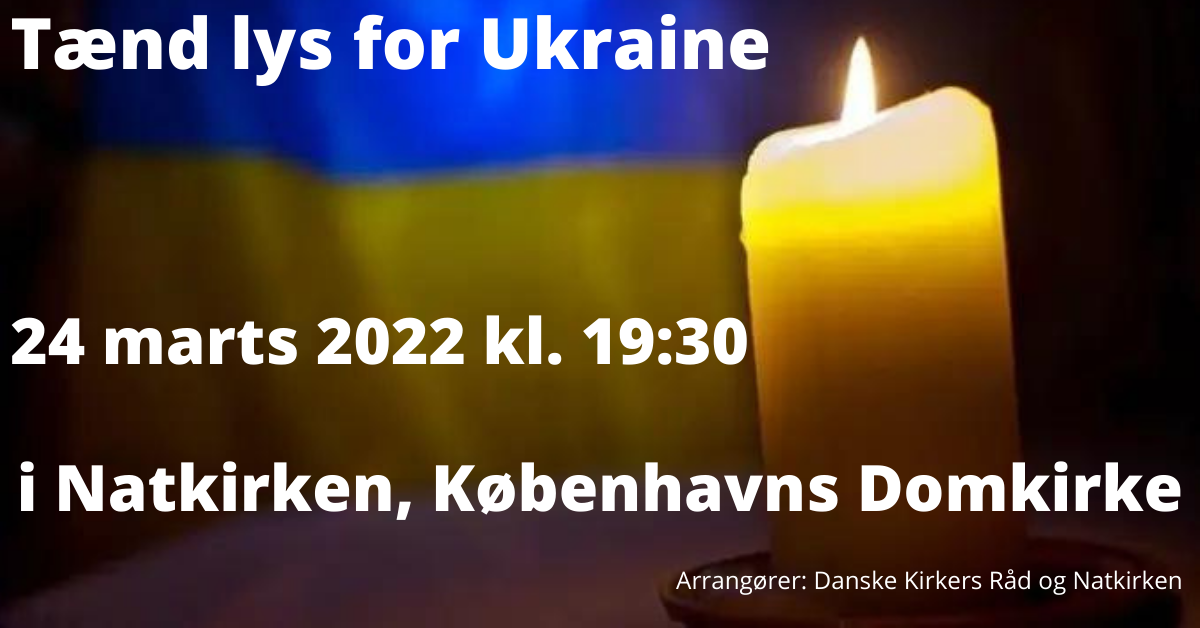Tænd lys for Ukraine 